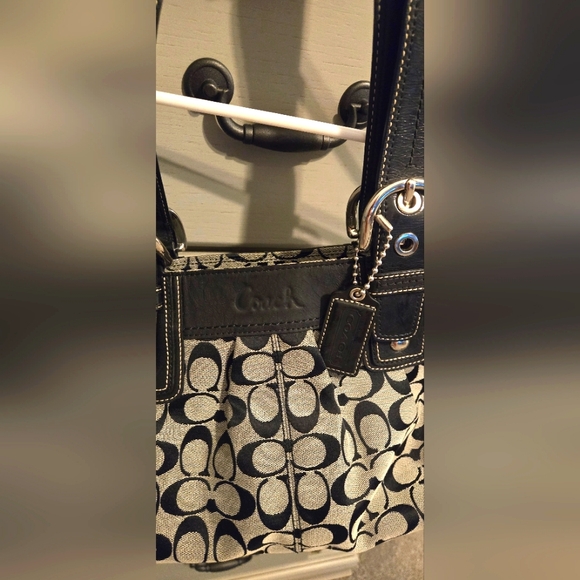 Coach handbag black gray - Picture 2 of 4